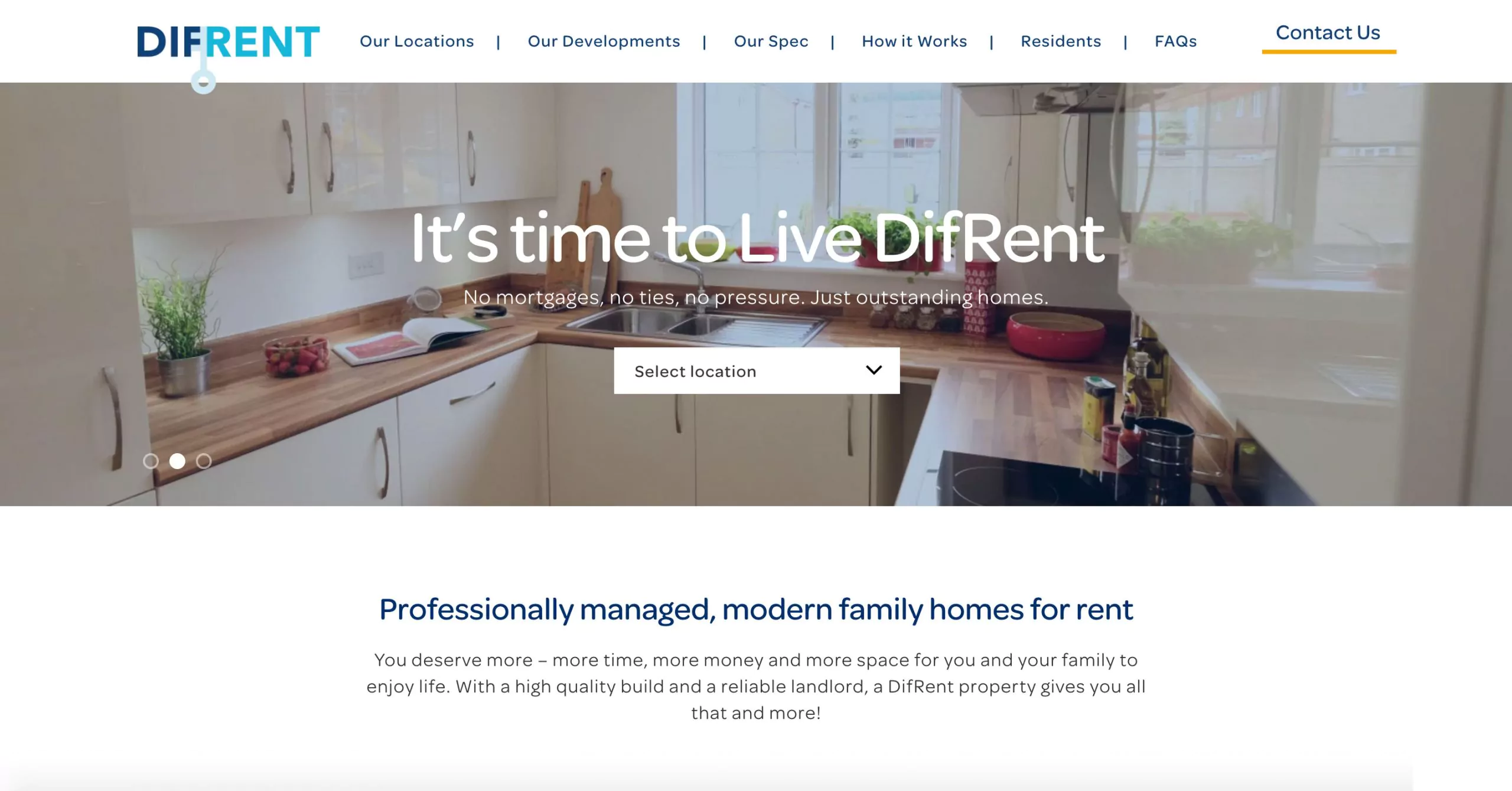 Difrent Homepage