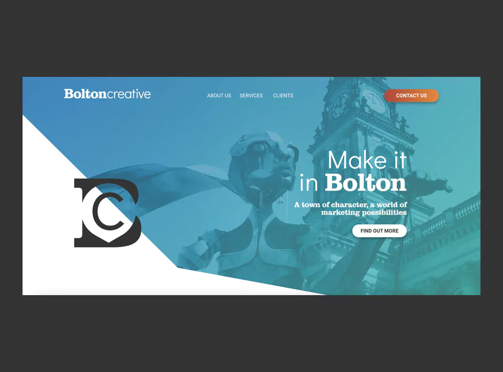 Bolton Creative Homepage